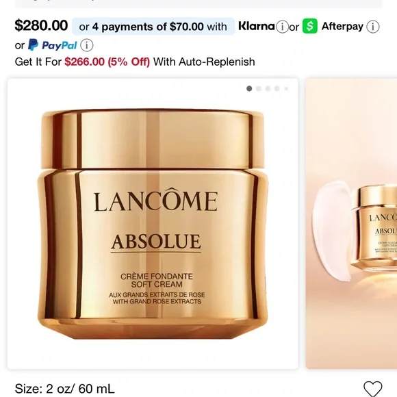 Lancôme Absolue Soft Cream